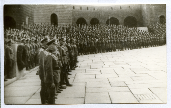 Hohenstein Kr. Osterode, Reichsehrenmal Tannenberg, Vereidigung der Fahnenjunker des I. Armee-Korps