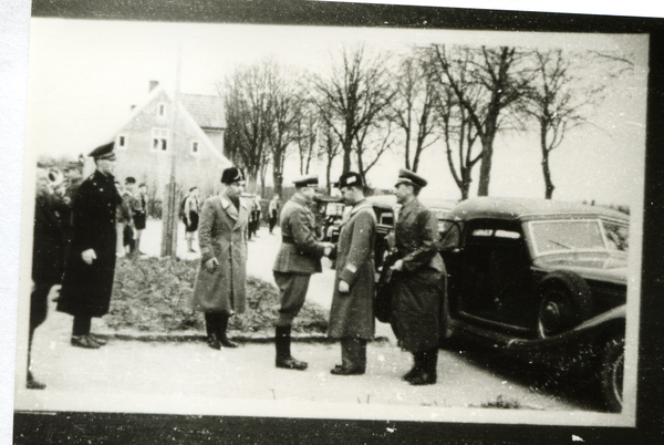 Hohenstein Kr. Osterode, Reichsehrenmal Tannenberg, Besuch des ital. Jugendführers Ricchi