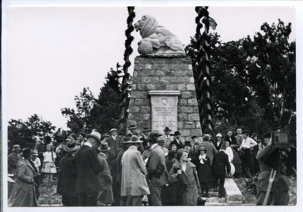 Hohenstein Kr. Osterode, Einweihung des Denkmals für das Hindenburg-Regiment (IR 147)