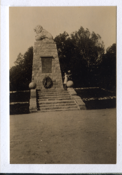 Hohenstein Kr. Osterode, Denkmal für das Hindenburg-Regiment (IR 147) = Löwendenkmal