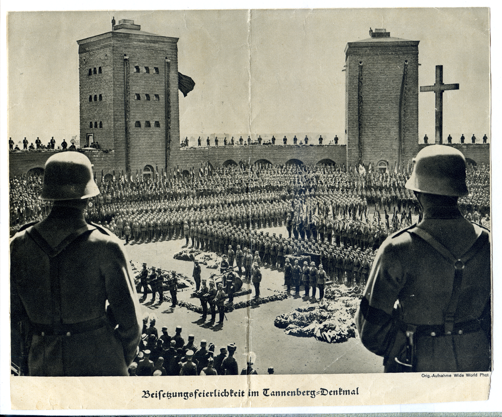 Hohenstein Kr. Osterode, Tannenberg-Nationaldenkmal, Beisetzung Hindenburgs