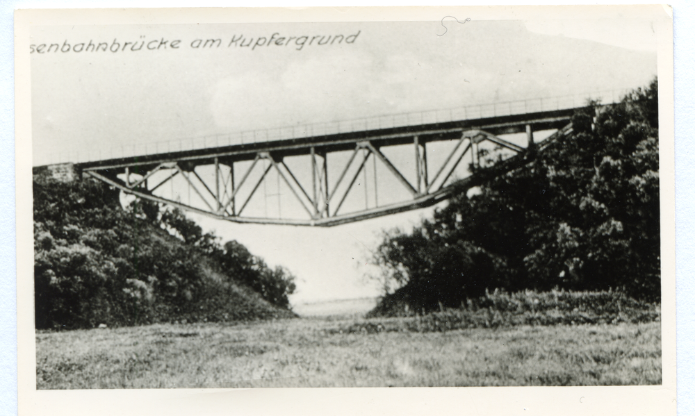 Marwalde, Eisenbahnbrücke am Kupfergrund