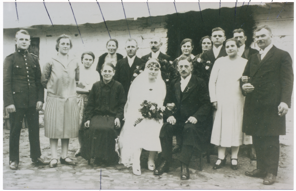 Trempen, Kirche, Hochzeit Albert Alexnat und Mina Dikomey