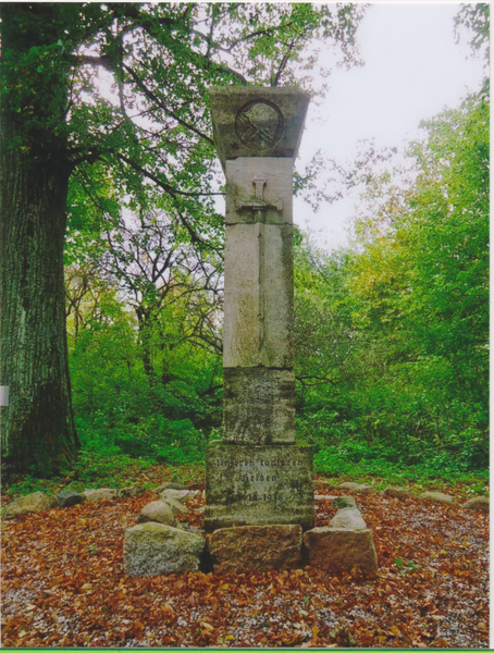 Rodebach (Чкалово), Denkmal