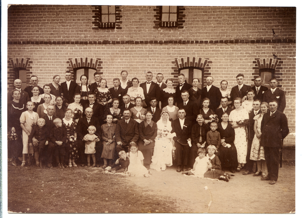 Lindenau Kr. Osterode, Hochzeit zweier Nachbarskinder