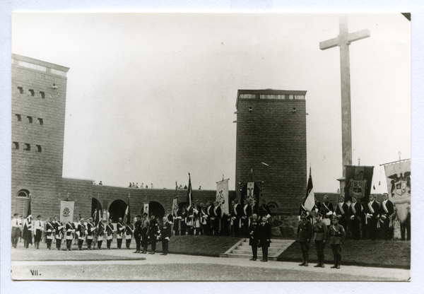 Hohenstein Kr. Osterode, Tannenberg-Nationaldenkmal, Burschenschaftstreffen