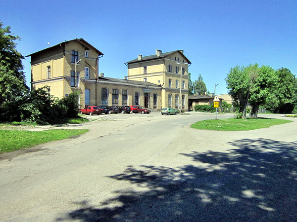 Bischdorf Kr. Rößel (Sątopy-Samulewo), Bahnhof