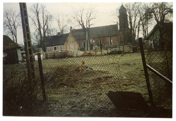 Locken (Łukta), Blick zur kath. Kirche