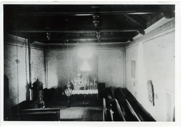 Marienfelde Kr. Osterode, Ev. Kirche, Blick von der Orgelempore zum Altar