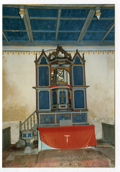 Marienfelde Kr. Osterode (Glaznoty), Ev. Kirche, Altar