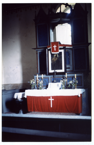 Marienfelde Kr. Osterode (Glaznoty), Ev. Kirche, Altar