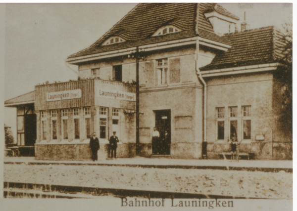 Launingken, Bahnhof