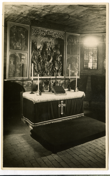 Reichenau, Ev. Kirche-Alter Altarschrein von 1516