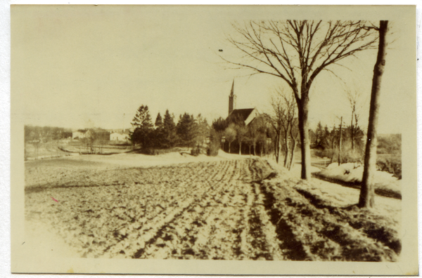 Schmückwalde, Weg zur ev .Kirche