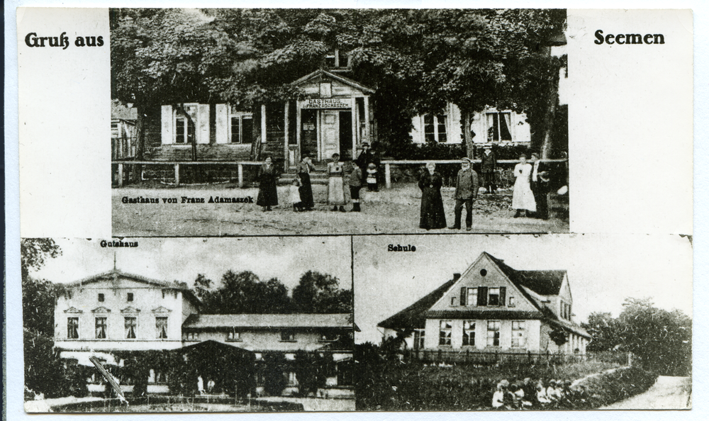 Seemen, Gasthaus Franz Adamaszek, Gutshaus, Schule