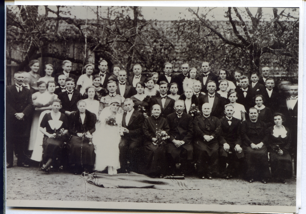 Seubersdorf Kr. Osterode, Hochzeit Marie Packusch und Otto Naguschewski