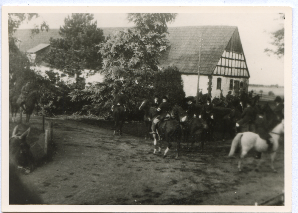 Steffenswalde, Aufbruch zur Reitjagd