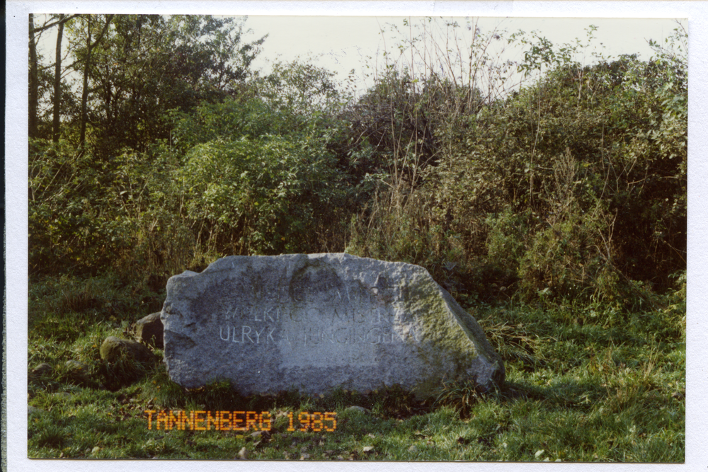 Tannenberg Kr. Osterode (Stębark), Polnischer Gedenkstein des Hochmeisters Ulrich von Jungingen (Hochmeisterstein)