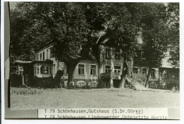 Schönhausen (Ostpr.), Gutshaus