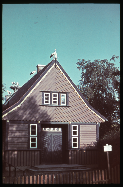 Rossitten Kr. Samland, Vogelwarte, Eingang des Museumsgebäudes