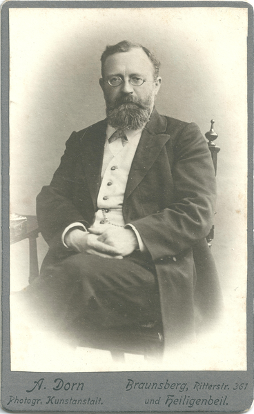 Braunsberg, Gymnasium, Oberlehrer Dr. Eugen Dombrowski