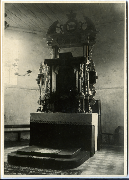 Tannenberg Kr. Osterode, Ev. Kirche, Altar