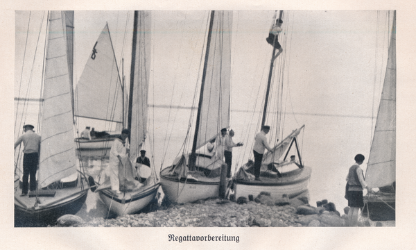 Masuren, Vorbereitung für eine Segelregatta