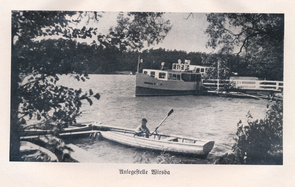 Wiersba am Beldahnsee, Bootsanlegestelle