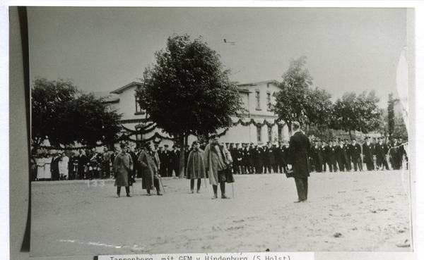 Tannenberg Kr. Osterode, Besuch von Generalfeldmarschall v. Hindenburg