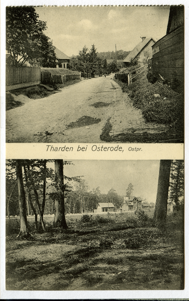 Tharden, Ortsansicht, Blick zum Bahnhof