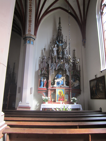 Mehlsack (Pieniężno), Kath.Pfarrkirche Peter und Paul, rechter Seitenaltar
