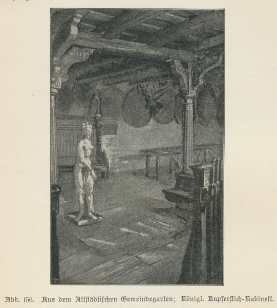 Königsberg (Pr.), Altstadt, Altstädtischer Gemeindegarten, Königl. Kupferstich-Kabinett