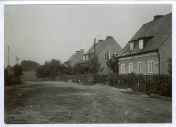 Osterode (Ostpr.) (Ostróda), Ehem. Zoppoter Straße, rechte Straßenseite von Danziger Str. betrachtet