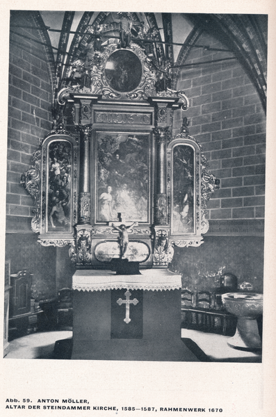 Königsberg, Steindammer Kirche, Altar