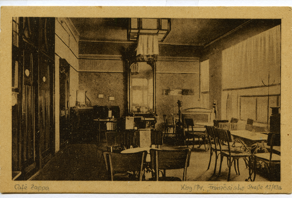 Königsberg, Conditorei, Café und Marzipanfabrik M. Zappa Inh. Fritz Voss