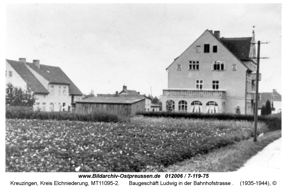 Kreuzingen, Baugeschäft Ludwig in der Bahnhofstraße