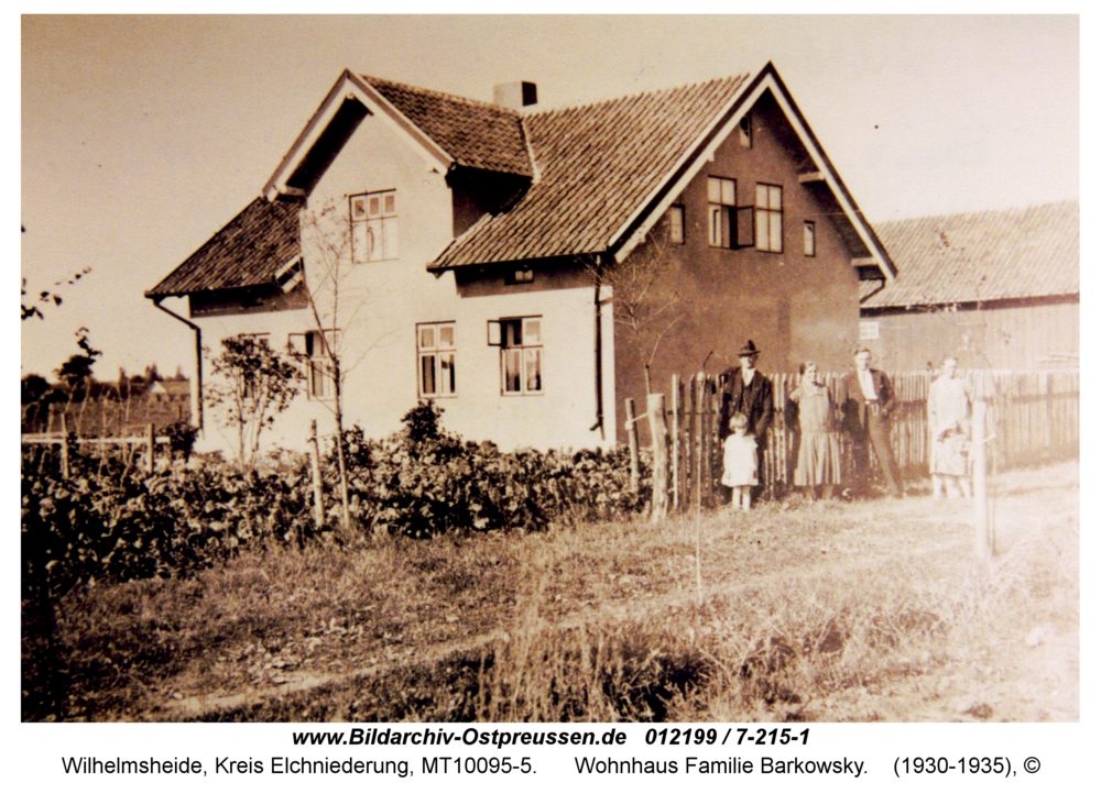 Wilhelmsheide, Wohnhaus Familie Barkowsky