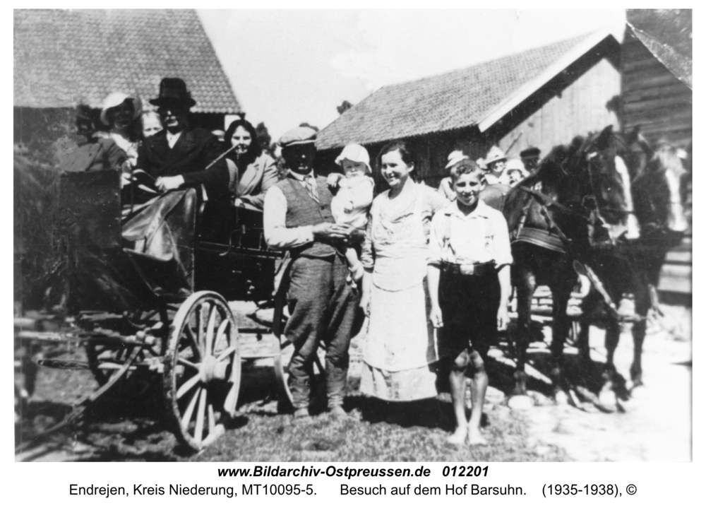 Endrejen, Besuch auf dem Hof Barsuhn