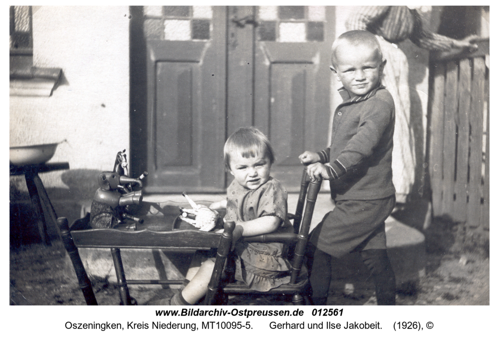 Oszeningken, Gerhard und Ilse Jakobeit