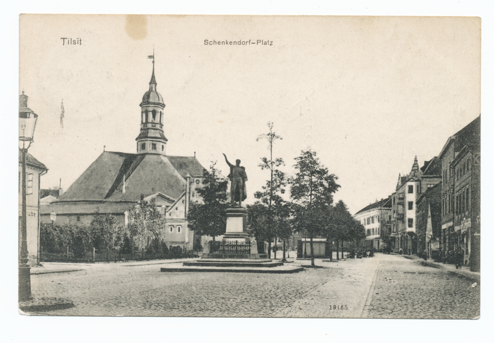 Tilsit, Schenkendorfplatz, Blick nach Süden