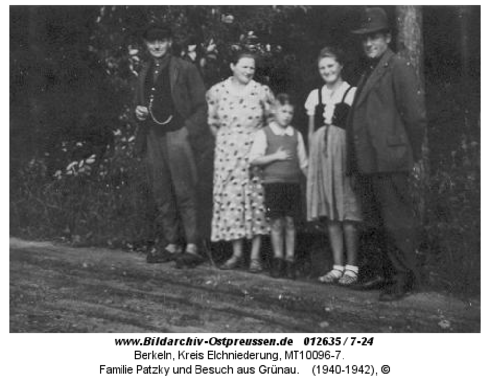 Berkeln, Familie Patzky und Besuch aus Grünau