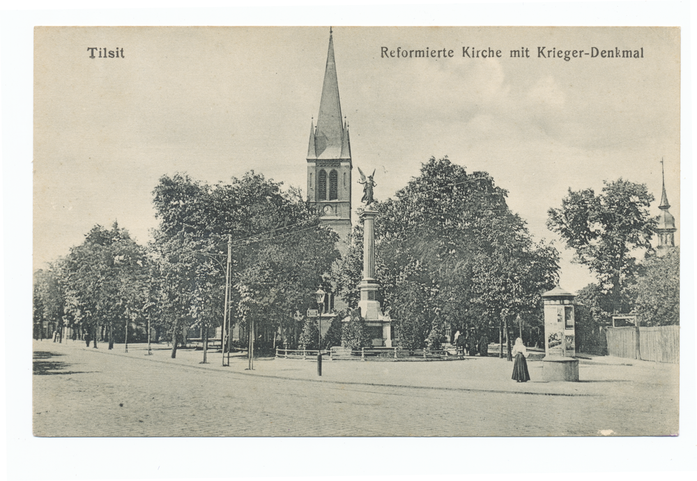 Tilsit, Reformierte Kirche, Friedhofskapelle, Kriegerdenkmal