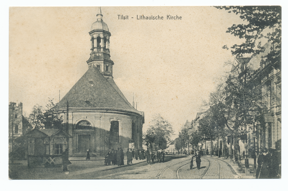 Tilsit, Christuskirche (Landkirche, Litauische Kirche), Blick von Westen