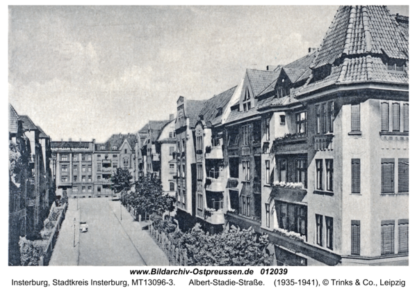 Insterburg, Albert-Stadie-Straße