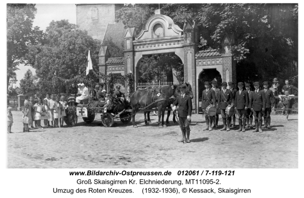 Kreuzingen, Umzug des Roten Kreuzes