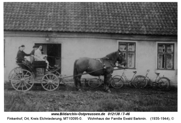 Finkenhof, Wohnhaus der Familie Ewald Barkmin