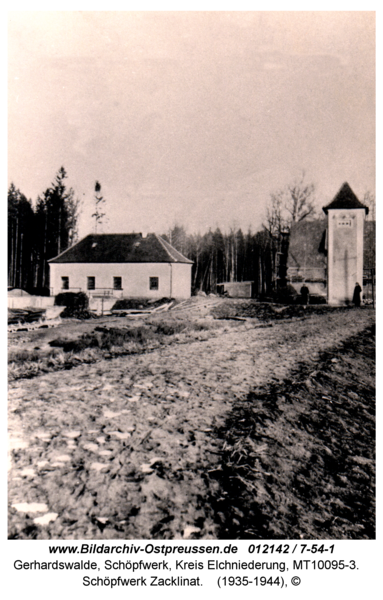 Gerhardswalde, Schöpfwerk Zacklinat