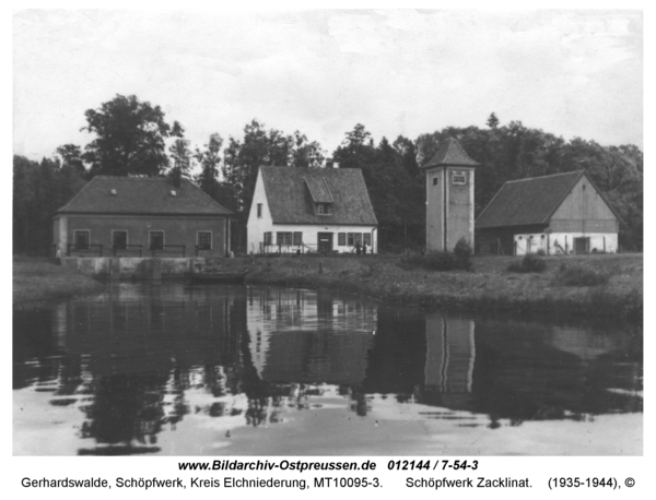 Gerhardswalde, Schöpfwerk Zacklinat