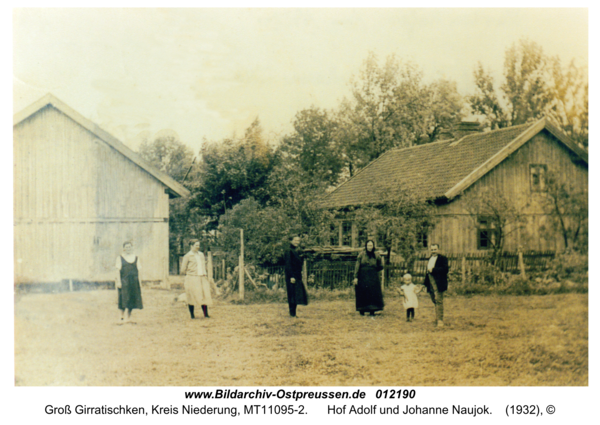 Wartenhöfen, Hof Adolf und Johanne Naujok