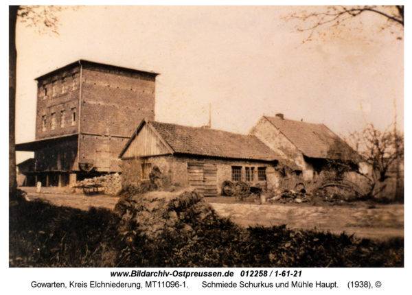 Gowarten, Schmiede Schurkus und Mühle Haupt